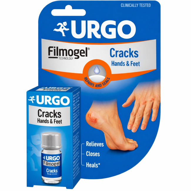 Φωτογραφία προϊόντος: Urgo Filmogel Cracks Hands & Feet Για Θεραπεία των Σκασμένων Χεριών & Ποδιών 3,25ml