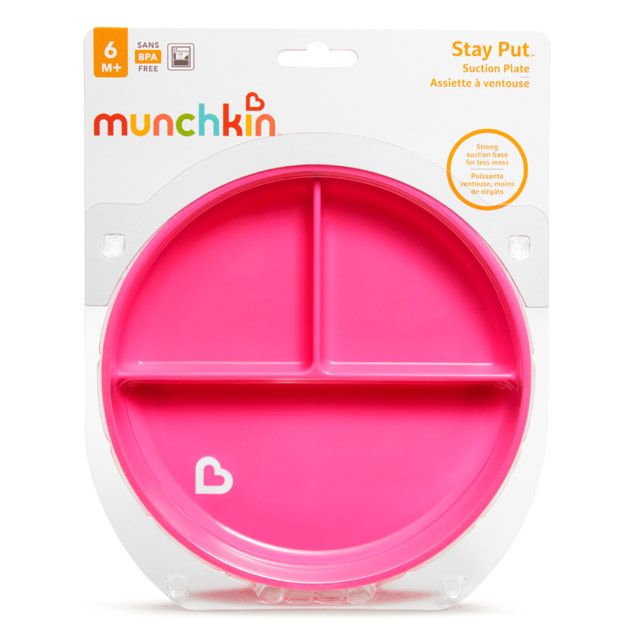Φωτογραφία προϊόντος: Munchkin, Πιάτο σιλικόνης με χωρίσματα και Βεντούζα, Τιρκουάζ