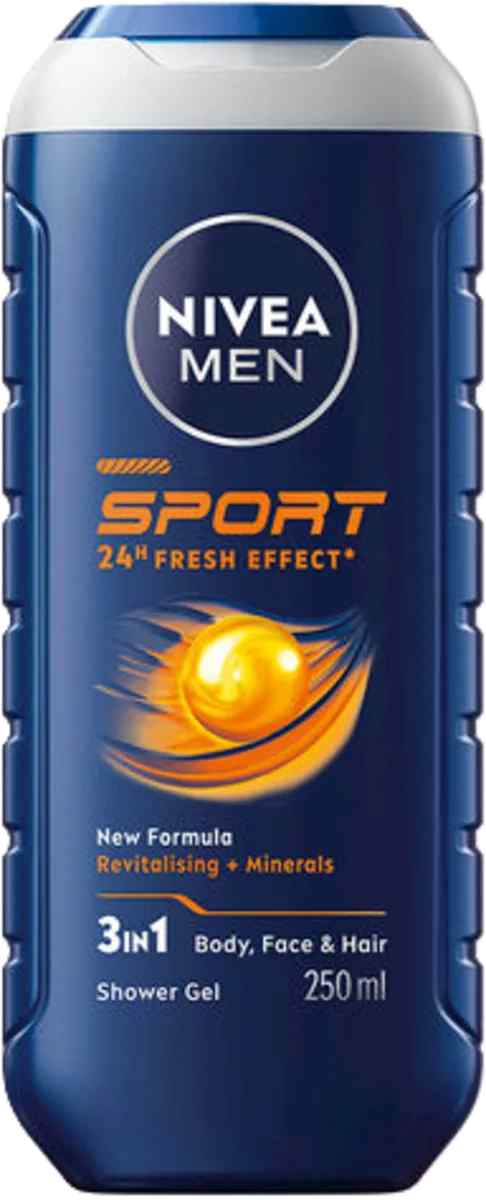 Φωτογραφία προϊόντος: NIVEA Men Sport Shower Gel Αφρόλουτρο Καθαρισμού 250ml