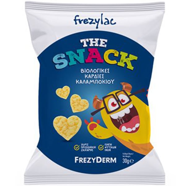 Φωτογραφία προϊόντος: Frezyderm Frezylac The Snack - Βιολογικές Καρδιές Καλαμποκιού 30g