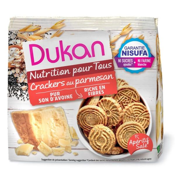 Φωτογραφία προϊόντος: Dukan Κράκερ Βρώμης με Παρμεζάνα, 100gr