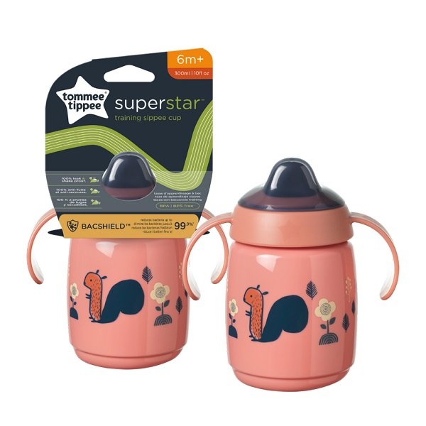 Φωτογραφία προϊόντος: Tommee Tippee Superstar Εκπαιδευτικό Πλαστικό Κύπελλο Ροζ 300ml