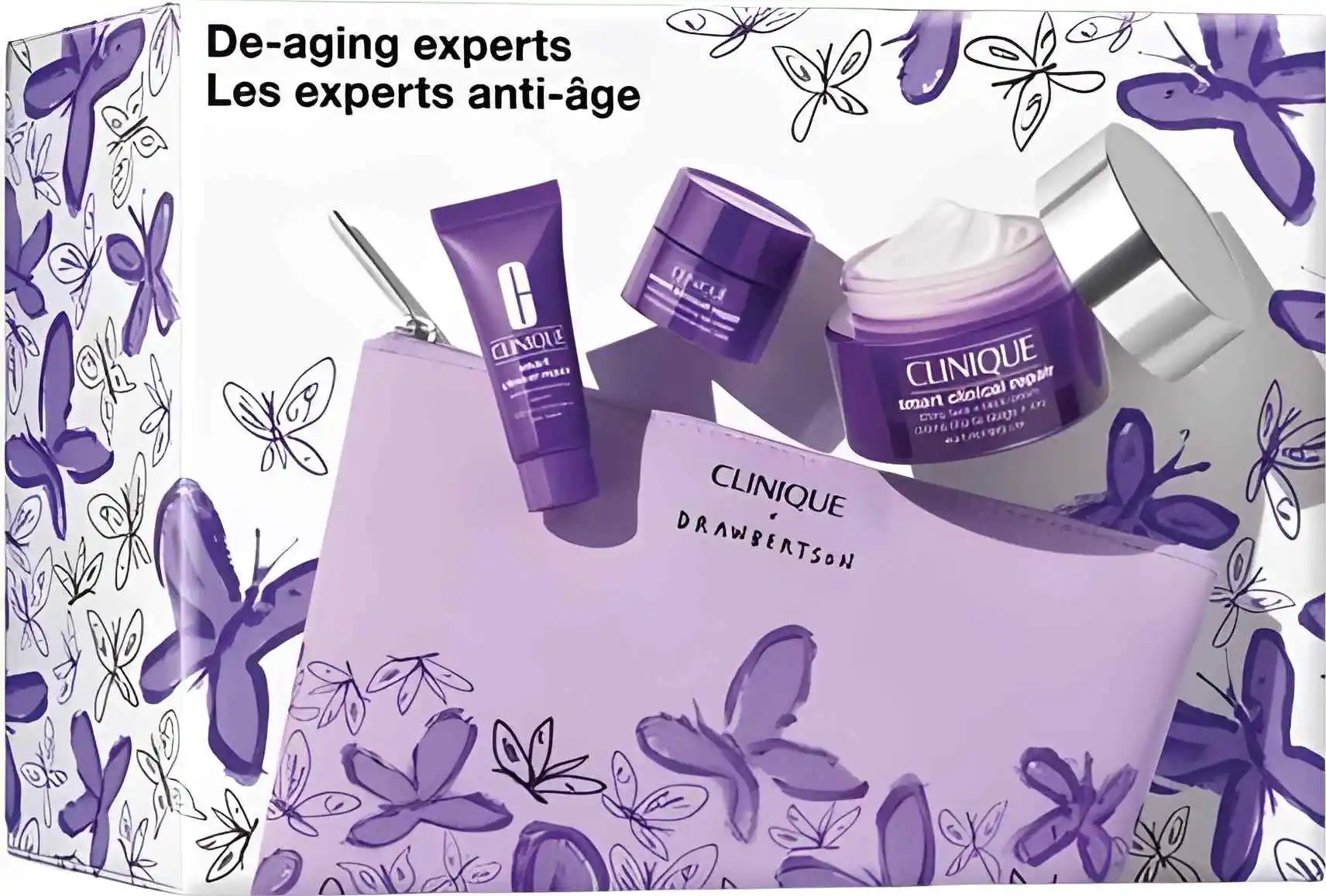 Φωτογραφία προϊόντος: CLINIQUE De-Aging Experts Skincare Σετ Αντιγήρανσης: Smart Clinical Repair (10 ml + 50 ml + 5 ml) + Νεσεσέρ