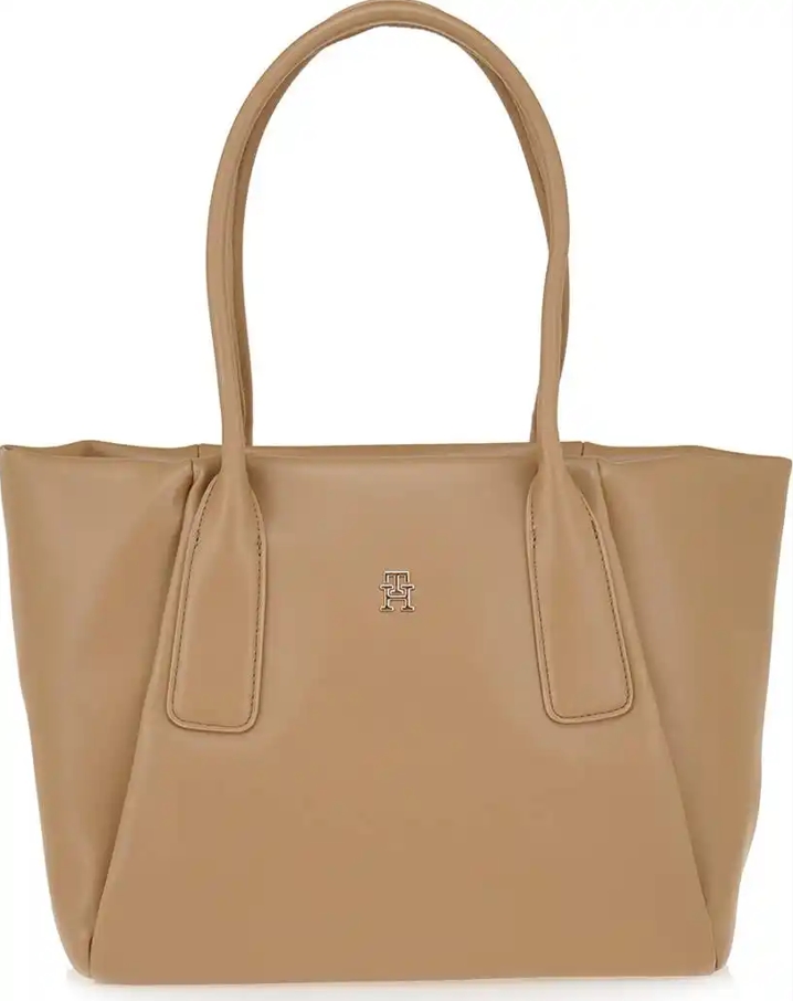 Φωτογραφία προϊόντος: Tommy Hilfiger Essential Tote Γυναικεία Μεγάλη Τσάντα Ώμου Μπεζ
