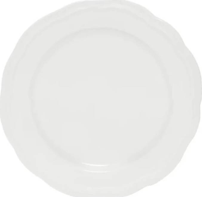 Φωτογραφία προϊόντος: Casa Domani Florence Scallop Rim Πιάτο Γλυκού Πορσελάνης με Ανάγλυφο Χείλος 20cm