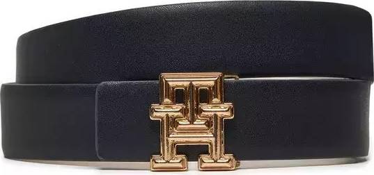 Φωτογραφία προϊόντος: Tommy Hilfiger TH Monogram Reversible γυναικεία ζώνη από δέρμα, Navy μπλε/γκρι, 90cm (AW0AW16604 0GZ)