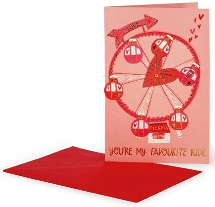 Φωτογραφία προϊόντος: LEGAMI GREETING CARD - LOVE WHEEL LARGE ΕΥΧΕΤΗΡΙΑ ΚΑΡΤΑ