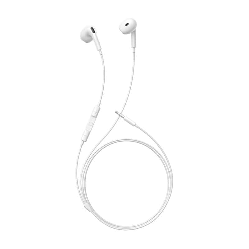 Φωτογραφία προϊόντος: Baseus Earphone Encok HZ19 Wired with Microphone White EU (A00182301213-00)
