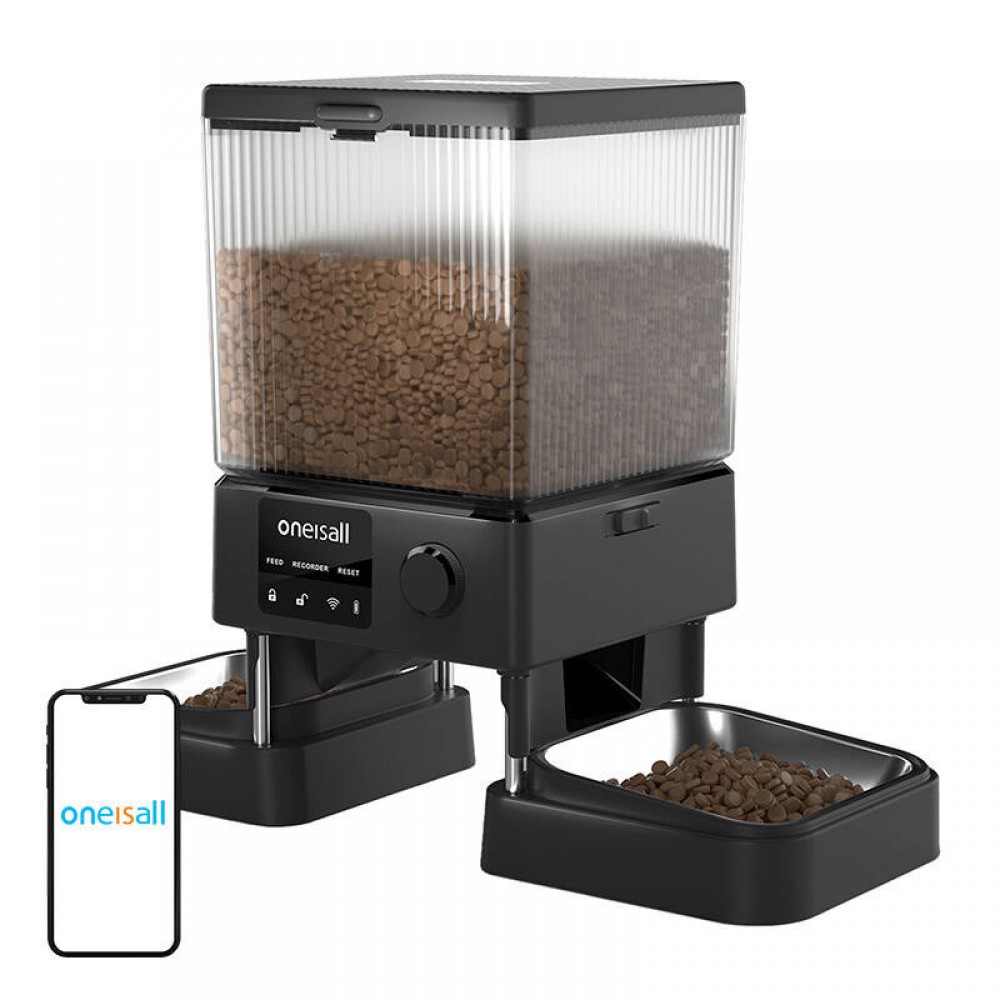 Φωτογραφία προϊόντος: Automatic double pet feeder WiFi Oneisall