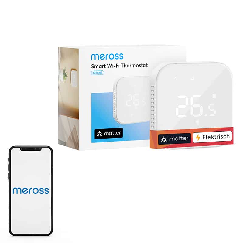 Φωτογραφία προϊόντος: Smart WiFi Thermostat Meross MTS215MA(EU) (Matter)