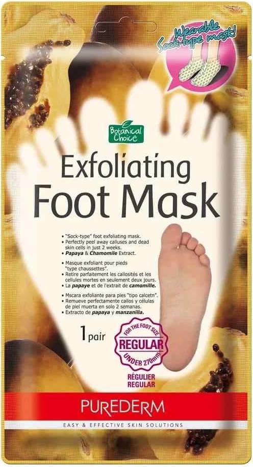 Φωτογραφία προϊόντος: Purederm Botanical Choice Exfoliating Foot Mask Μάσκα Ποδιών για Απολέπιση 1 Ζεύγος