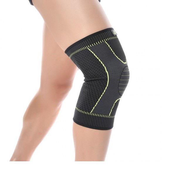 Φωτογραφία προϊόντος: Simple Style Elasticity Sports Safety Series Green Stripes Στήριγμα για το Γόνατο ST2549