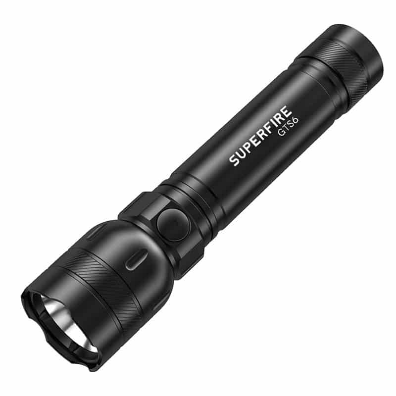 Φωτογραφία προϊόντος: Φακός Superfire GTS6 – 360 lm, USB-C, 7W, 5 λειτουργίες, 150 μ.