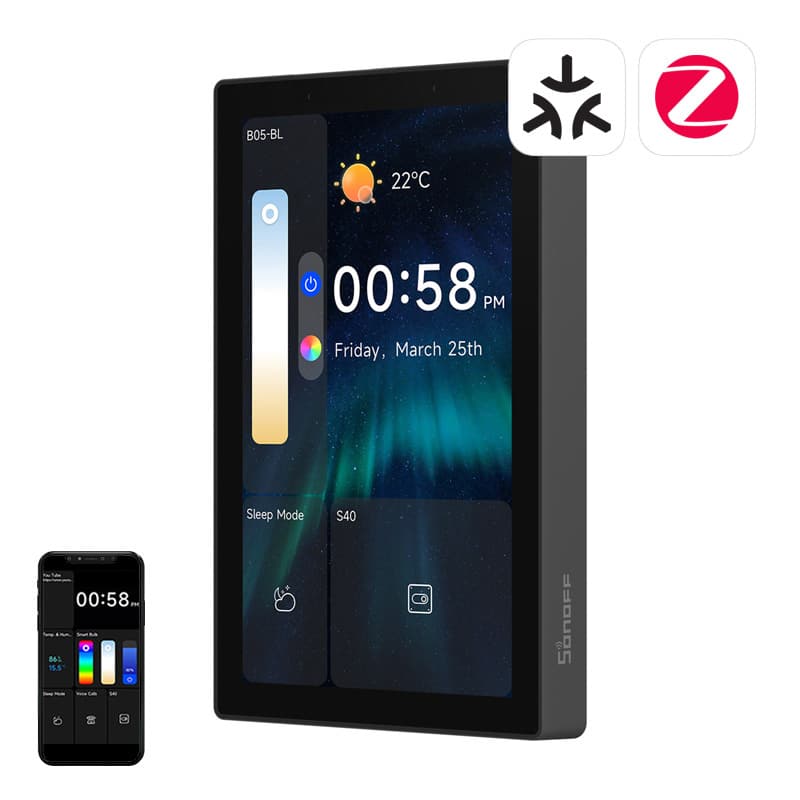 Φωτογραφία προϊόντος: SONOFF NSPanel Pro 120 Smart Control Panel WiFi/Bluetooth/ZigBee (black)
