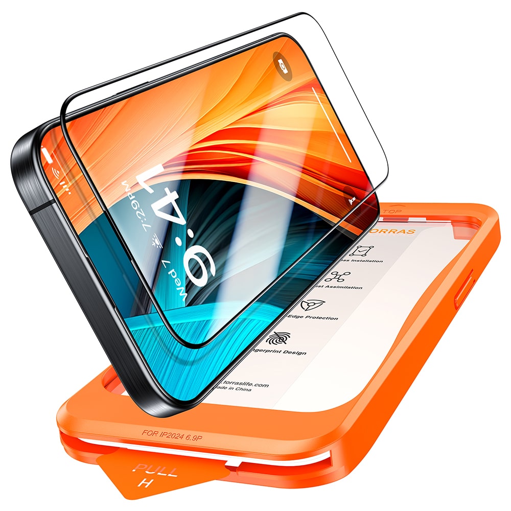 Φωτογραφία προϊόντος: Torras Tempered Glass Install Master for iPhone 16 Plus