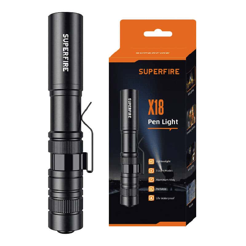 Φωτογραφία προϊόντος: Φακός Superfire X18 – 55 lm, 5W, 5 λειτουργίες, 38 μ.