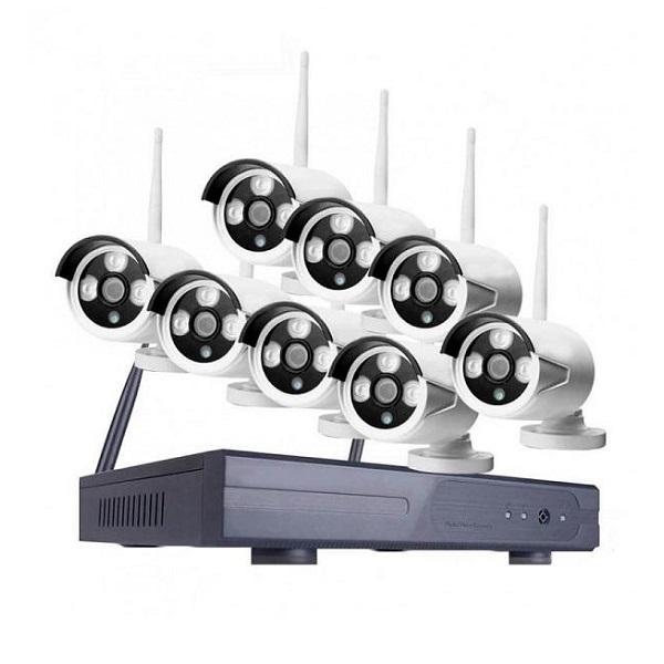 Φωτογραφία προϊόντος: WiFi Ολοκληρωμένο Σύστημα CCTV 8 Κάμερες HD NVR Kit JORTAN
