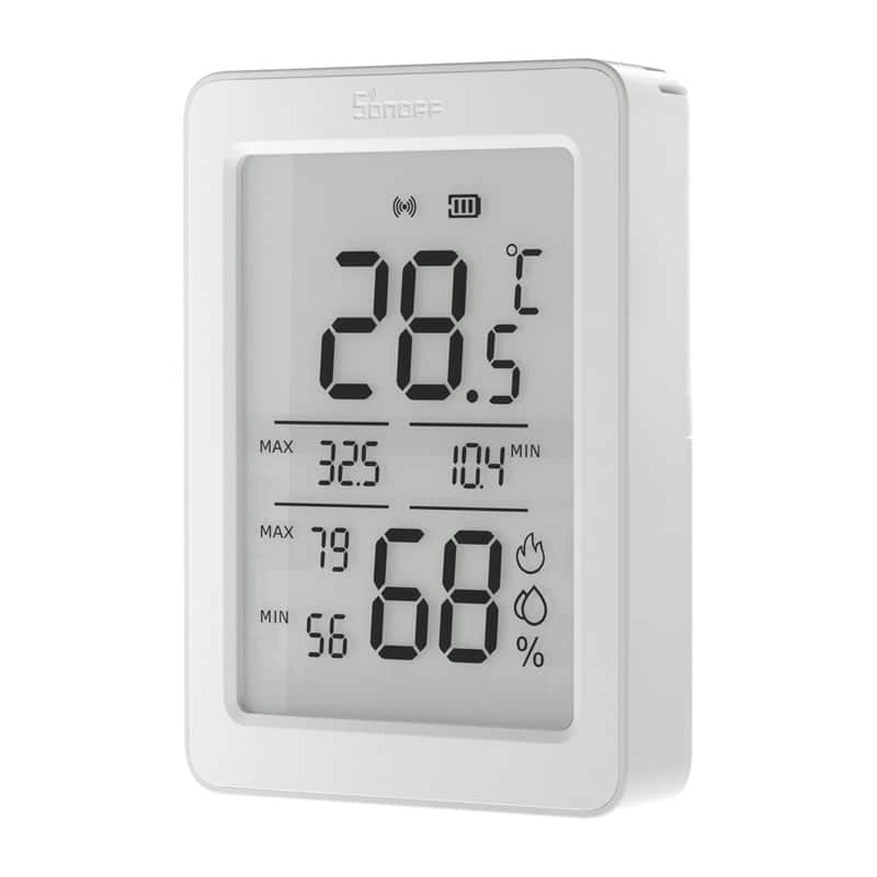 Φωτογραφία προϊόντος: Temperature and Humidity Senso ZigBee LCD Sonoff AirGuard TH SNZB-02DR2