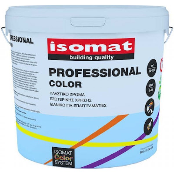 Φωτογραφία προϊόντος: ISOMAT PROFESSIONAL COLOR Ματ πλαστικό χρώμα εσωτερικής χρήσης Λευκό 0.75 lt