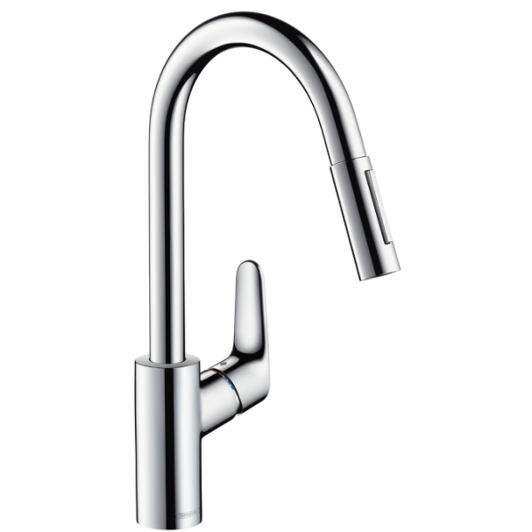 Φωτογραφία προϊόντος: HANSGROHE FOCUS 31815 Μπαταρια κουζινας παγκου με αποσπωμενο ντους 2 ροων και σπυραλ
