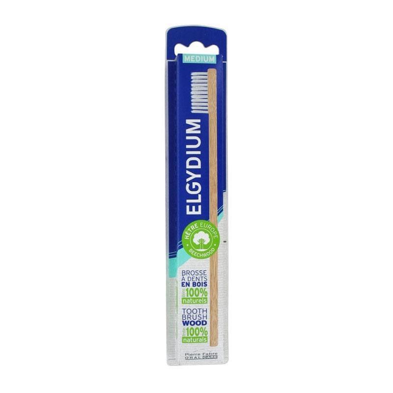 Φωτογραφία προϊόντος: Elgydium Eco Friendly Οδοντόβουρτσα Ξύλινη Μέτρια 1τεμ. Λευκή
