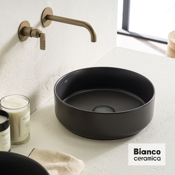 Φωτογραφία προϊόντος: BIANCO CERAMICA ΝΙΠΤΗΡΑΣ ETNA Φ36 ANTHRACITE MATT 33036-421