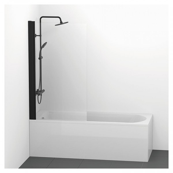 Φωτογραφία προϊόντος: Ideal Standard Connect 2 RECTANGULAR T9923V3 Silk Black Μονόφυλλο ανοιγόμενο Panel 80X140