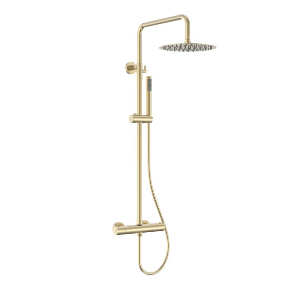 Φωτογραφία προϊόντος: KARAG ARTEMIS Oro SC418M 1243 Θερμοστατική μπαταρία σταθερού ντους