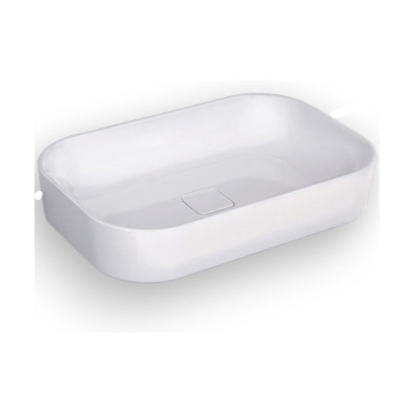 Φωτογραφία προϊόντος: Bianco Ceramica Centro 34060-300 Επικαθήμενος Νιπτήρας Πορσελάνης 60x40cm Λευκός