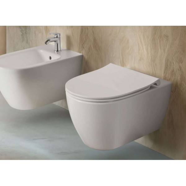 Φωτογραφία προϊόντος: Ideal Standard i.Life b T568001 Κρεμαστή Λεκάνη με σύστημα έκλυσης HYDROTWIST και Κάθισμα Slim Soft Closing T572401