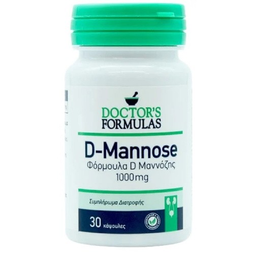 Φωτογραφία προϊόντος: Doctor's Formulas D-Mannose Συμπλήρωμα Διατροφή για τη Φυσιολογική Λειτουργία του Ουροποιητικού Συστήματος 30caps