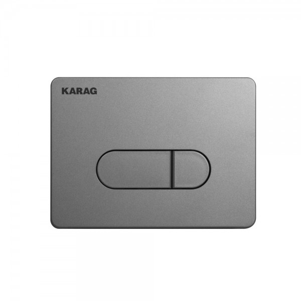 Φωτογραφία προϊόντος: KARAG S228-0180 SIENA Satinato Πλακέτα καζανακίου διπλής λειτουργίας