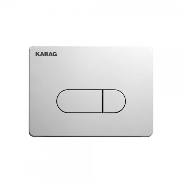 Φωτογραφία προϊόντος: KARAG S228-0130 SIENA White Πλακέτα καζανακίου διπλής λειτουργίας
