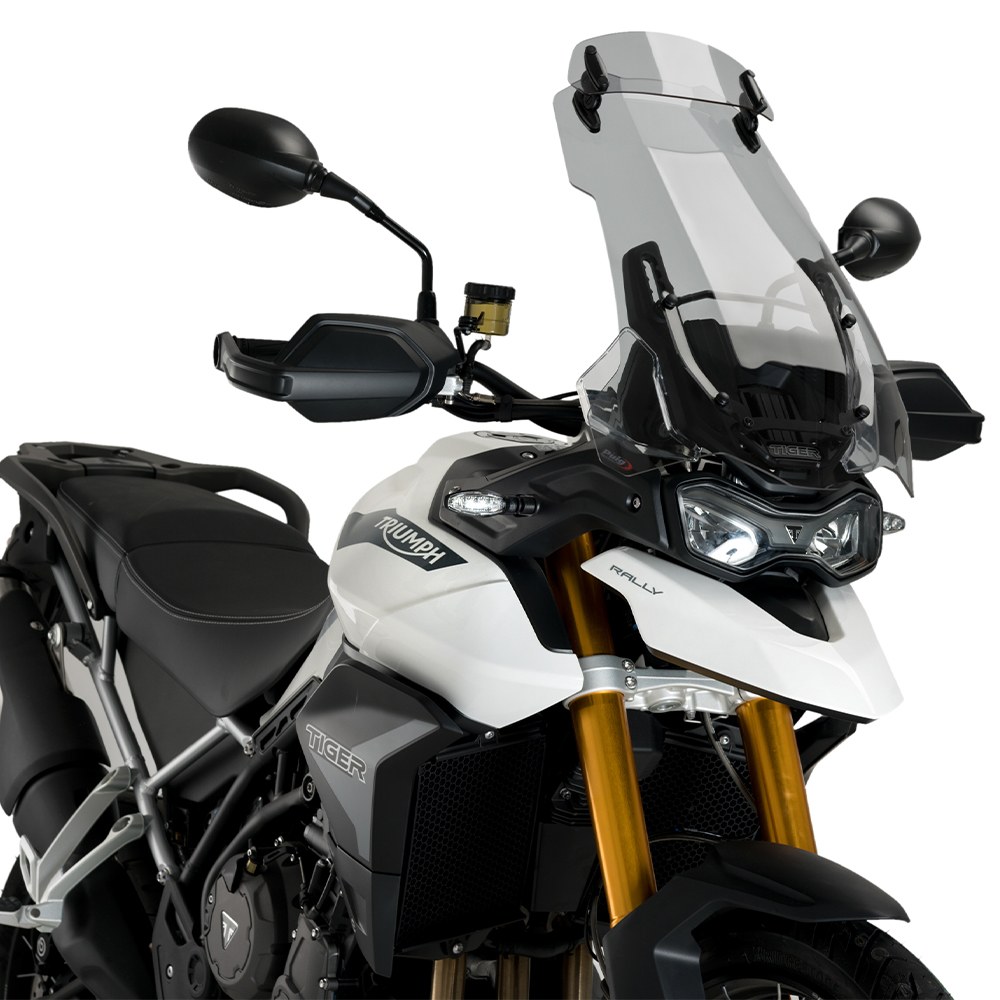 Φωτογραφία προϊόντος: ΖΕΛΑΤΙΝΑ ΦΙΜΕ TOURING WINDSHIELD WITH VISOR ΓΙΑ TRIUMPH TIGER 900/850 '20-'23 20376H | PUIG