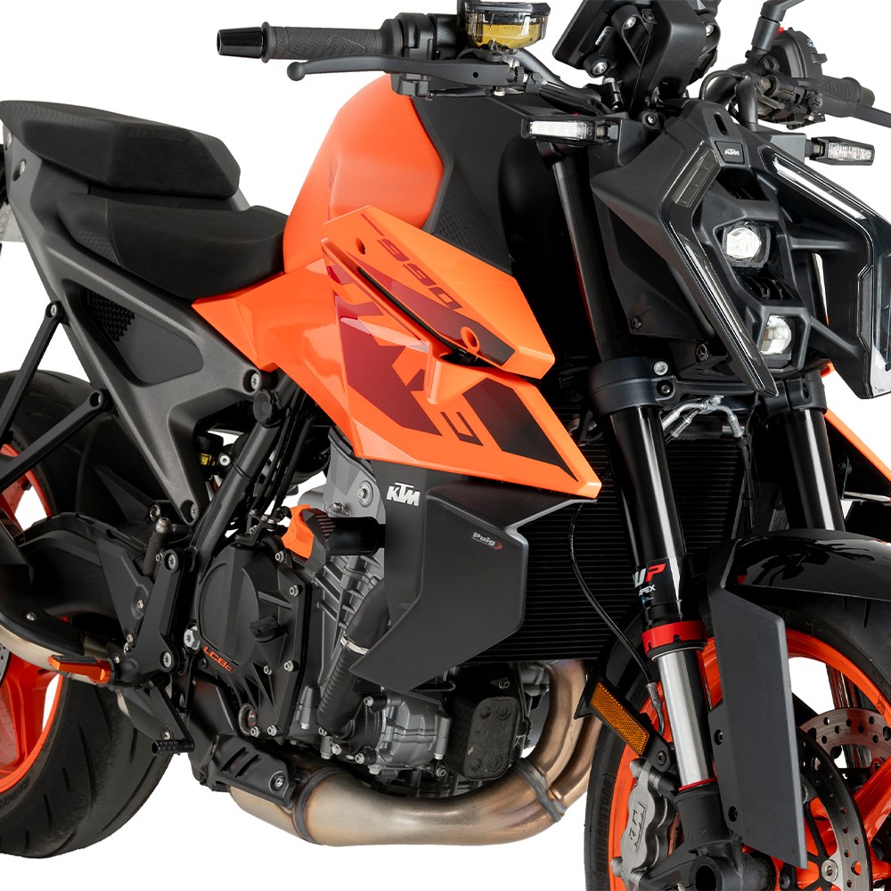 Φωτογραφία προϊόντος: ΠΛΑΪΝΑ SPOILERS MATTE BLACK DOWNFORCE NAKED SIDE SPOILERS ΓΙΑ KTM 990 DUKE/R '24-'25 22174J | PUIG