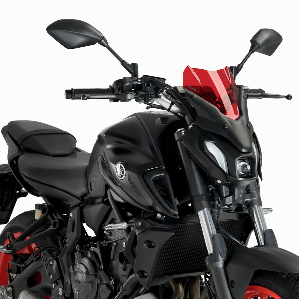 Φωτογραφία προϊόντος: ΖΕΛΑΤΙΝΑ RED WINDSHIELD NEW GENERATION SPORT ΓΙΑ YAMAHA MT-07 '21-'24 20618R | PUIG