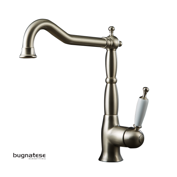 Φωτογραφία προϊόντος: Bugnatese Oxford 6382-110 Μπαταρία Κουζίνας Πάγκου Ασημί inox mat