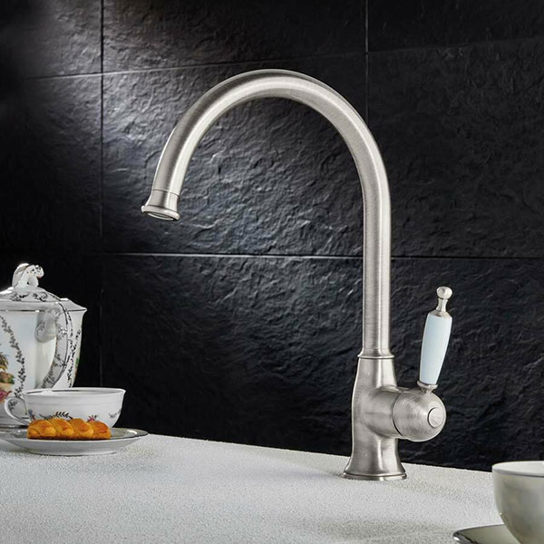 Φωτογραφία προϊόντος: Bugnatese Oxford 6381-110 Ψηλή Μπαταρία Κουζίνας Πάγκου Ασημί inox mat