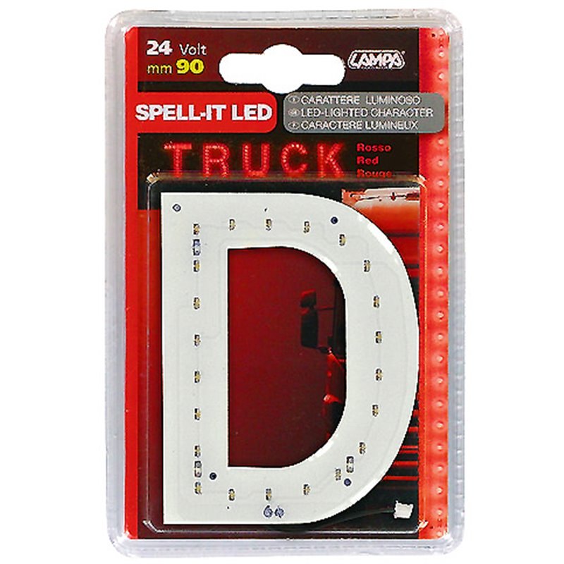 Φωτογραφία προϊόντος: ΓΡΑΜΜΑ D ΚΟΚΚΙΝΟ 24V LED