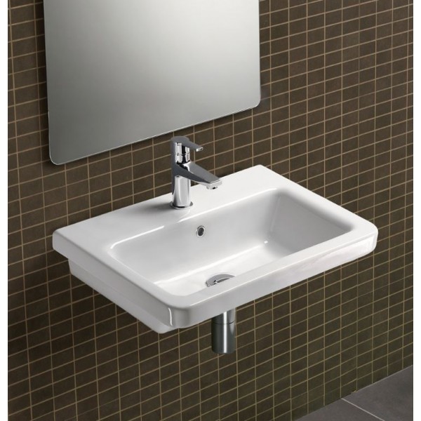 Φωτογραφία προϊόντος: Bianco Ceramica Mcity82 Κρεμαστός Νιπτήρας 60x45