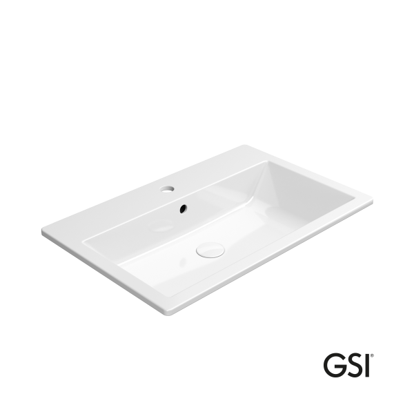 Φωτογραφία προϊόντος: GSI ΝΙΠΤΗΡΑΣ KUBE-X 70x46 (1 οπή) WHITE 9437-300