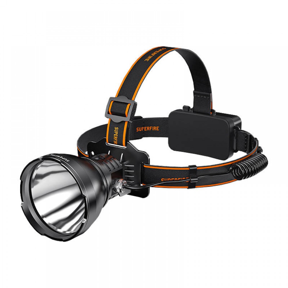 Φωτογραφία προϊόντος: Φακός κεφαλής Superfire HL60 – 2300 lm, 4 λειτουργίες, 330 μ., 36W LED