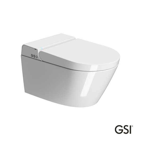 Φωτογραφία προϊόντος: GSI PURA/59 Swirlflush Λεκάνη Κρεμαστή με Ενσωματωμένο Ηλεκτρονικό Κάλυμμα Μπιντέ, White