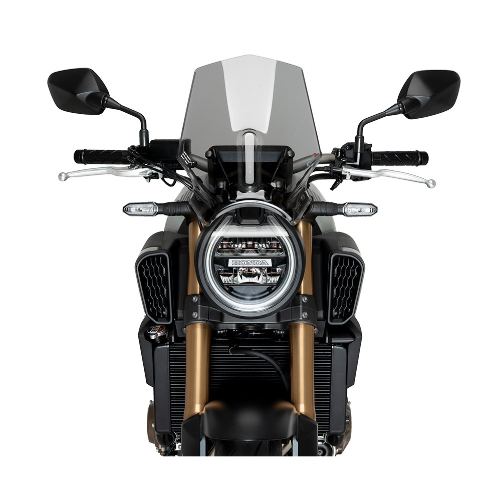 Φωτογραφία προϊόντος: ΖΕΛΑΤΙΝΑ SMOKE WINDSHIELD NEW GENERATION SPORT ΓΙΑ HONDA CB650R NEO SPORTS CAFE '24-'26 21960H | PUIG