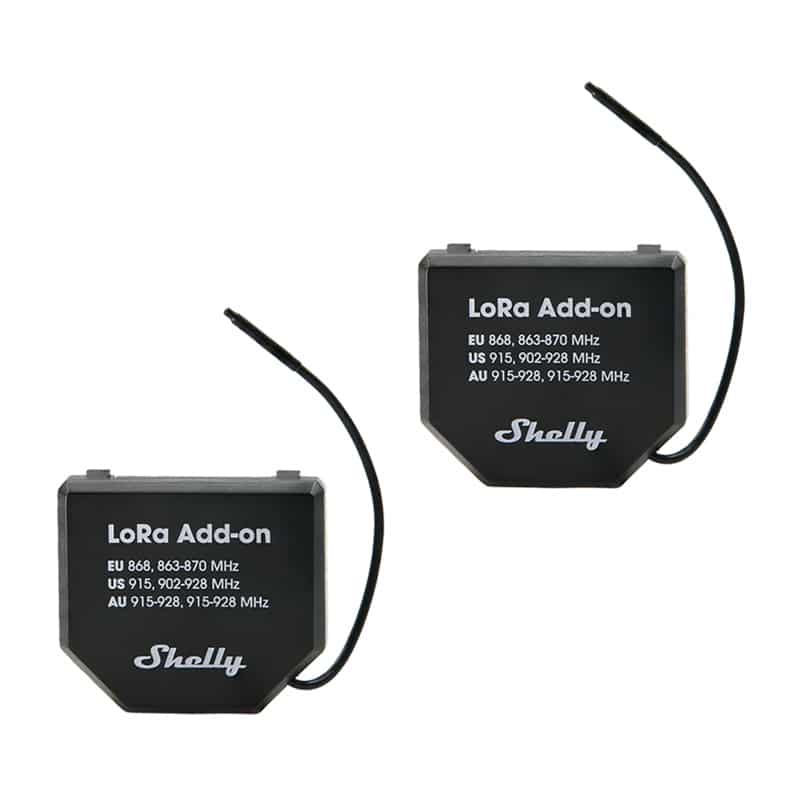 Φωτογραφία προϊόντος: Set of 2 Relays EU868 for gen.3/4 Shelly LoRa Add-on