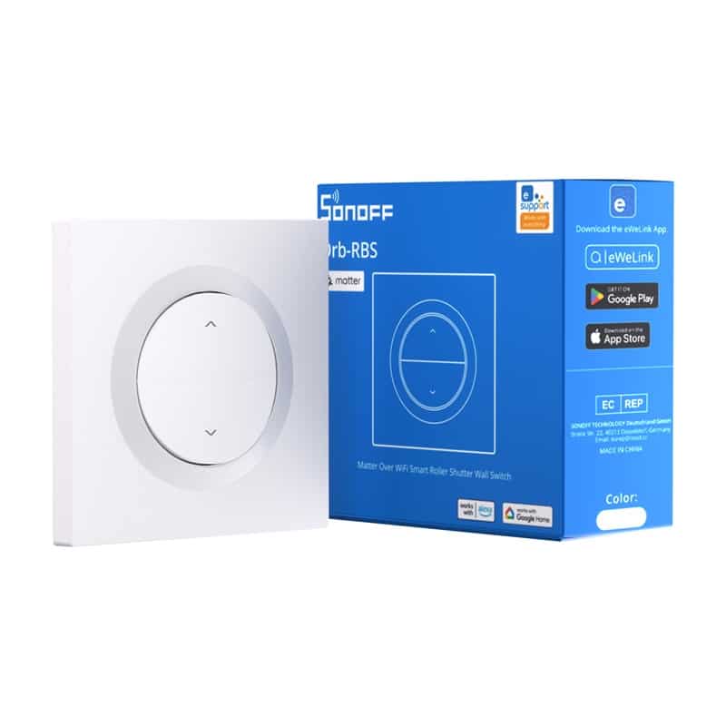Φωτογραφία προϊόντος: SONOFF MINI-RBS-E Matter Smart Roller Shutter Wall Switch