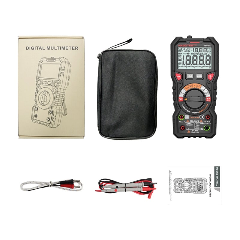Φωτογραφία προϊόντος: Habotest HT118E Universal Digital Multimeter True RMS NCV