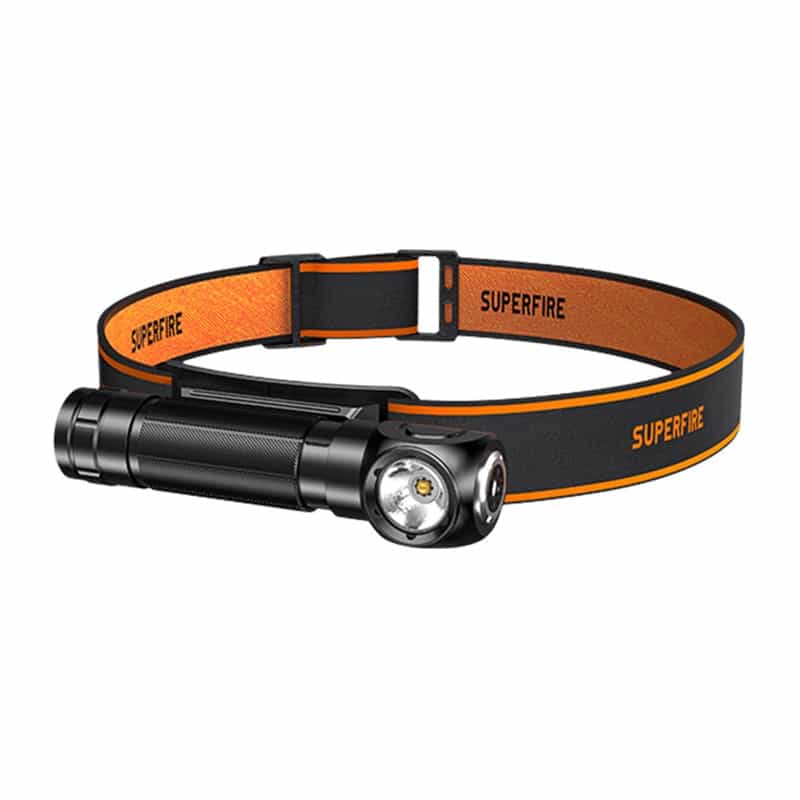 Φωτογραφία προϊόντος: Headlight SuperfireTH04-S, 1000lm, USB-C
