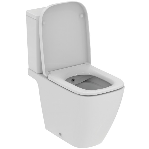 Φωτογραφία προϊόντος: Ideal Standard i.Life b T537101 λεκάνη χαμηλής πίεσης Rimless Με Κάθισμα Soft Closing Wrapover Duroplast 468301 και λειτουργία μπιντέ