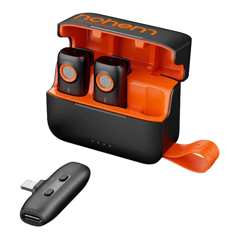 Φωτογραφία προϊόντος: Microphone Hohem (2TX + 1RX +Charging Case ) Light